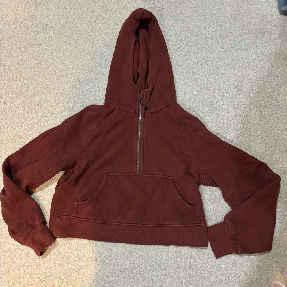 lululemon athletica Maroon Hoodie Sweater
